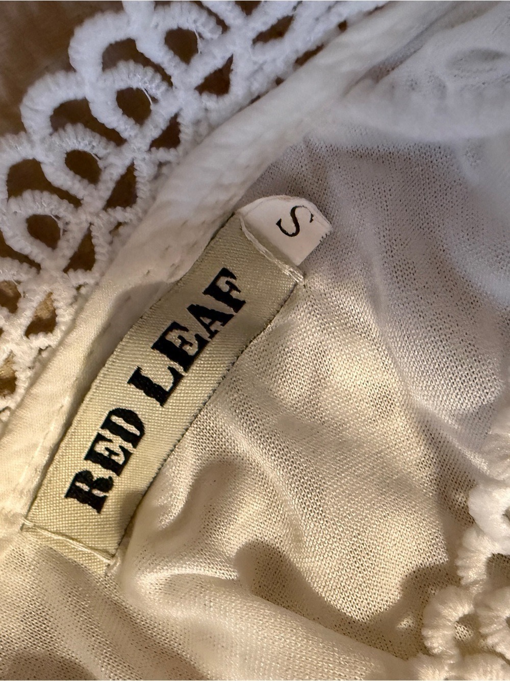 White Lace Ruffle Long-Sleeve Top - Picture 5 of 5